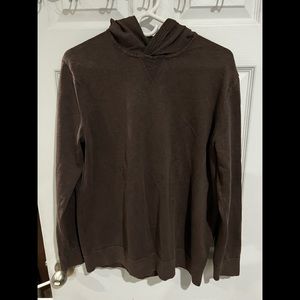 Brown Sweater with Hoodie